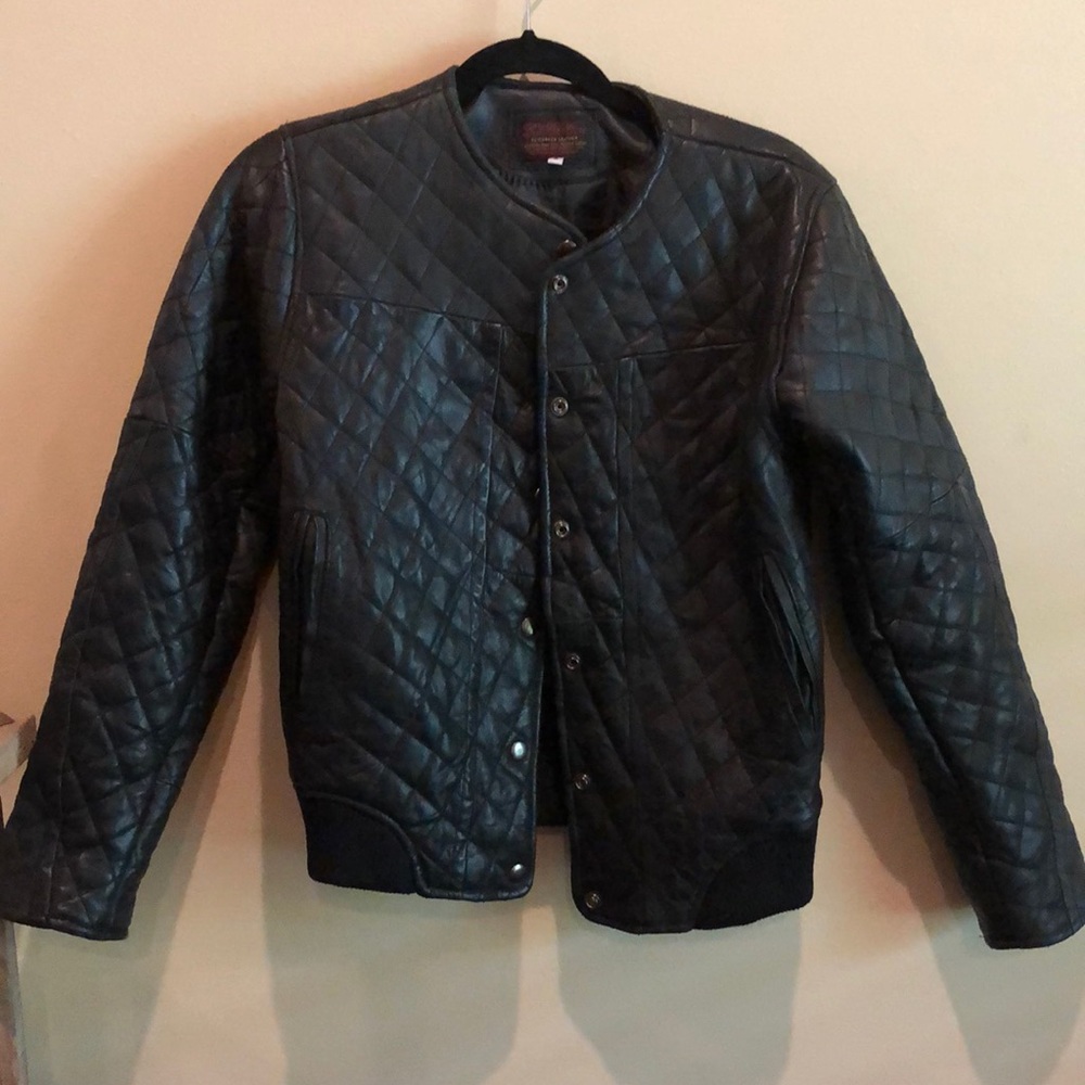 Pele Che Coco Vintage Quilted Leather Jacket